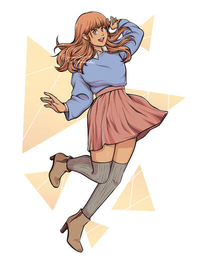 cell shading - dresdoodles